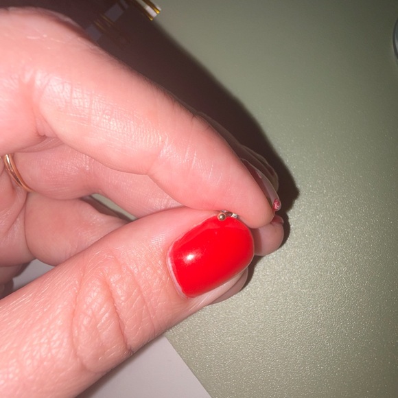 Small Gold Ball Threadless End - Picture 3 of 3